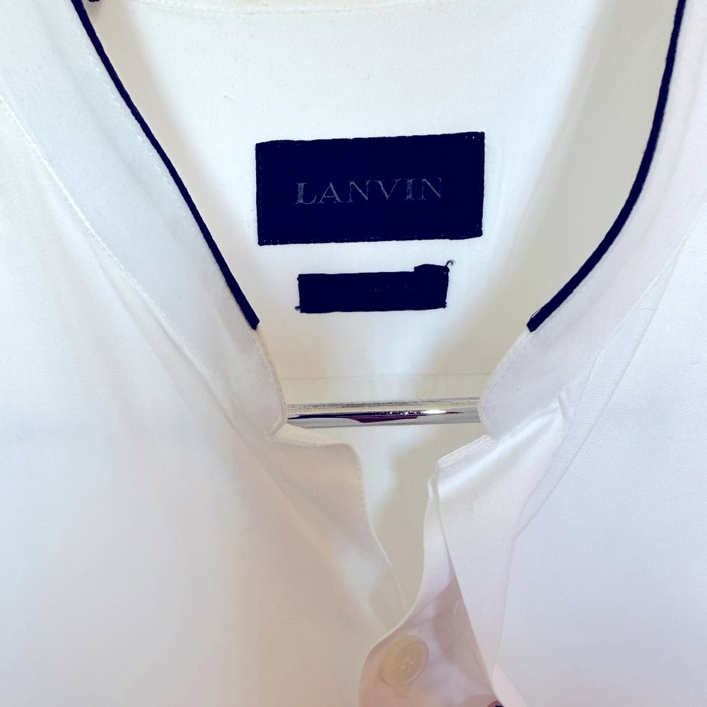White Lanvin Dress Shirt